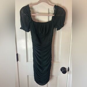 Green Mesh Bodycon Windsor Homecoming Dress